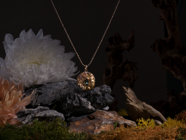 GREEN SAPPHIRE GUARDIAN PENDANT
