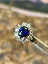 Sold: Certified Vintage 1.24ct Royal Blue Sapphire Ring