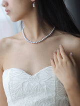 The Kailani Grey-Blue Akoya Pearl Necklace