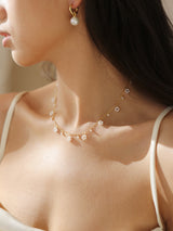 The 18K Daisy Freshwater Pearl Necklace