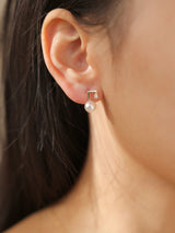 The Symphony 18K Solid White Gold Akoya Earrings