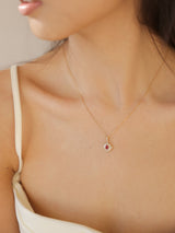 The Camila 18K 0.25ct Ruby and Nacre Necklace