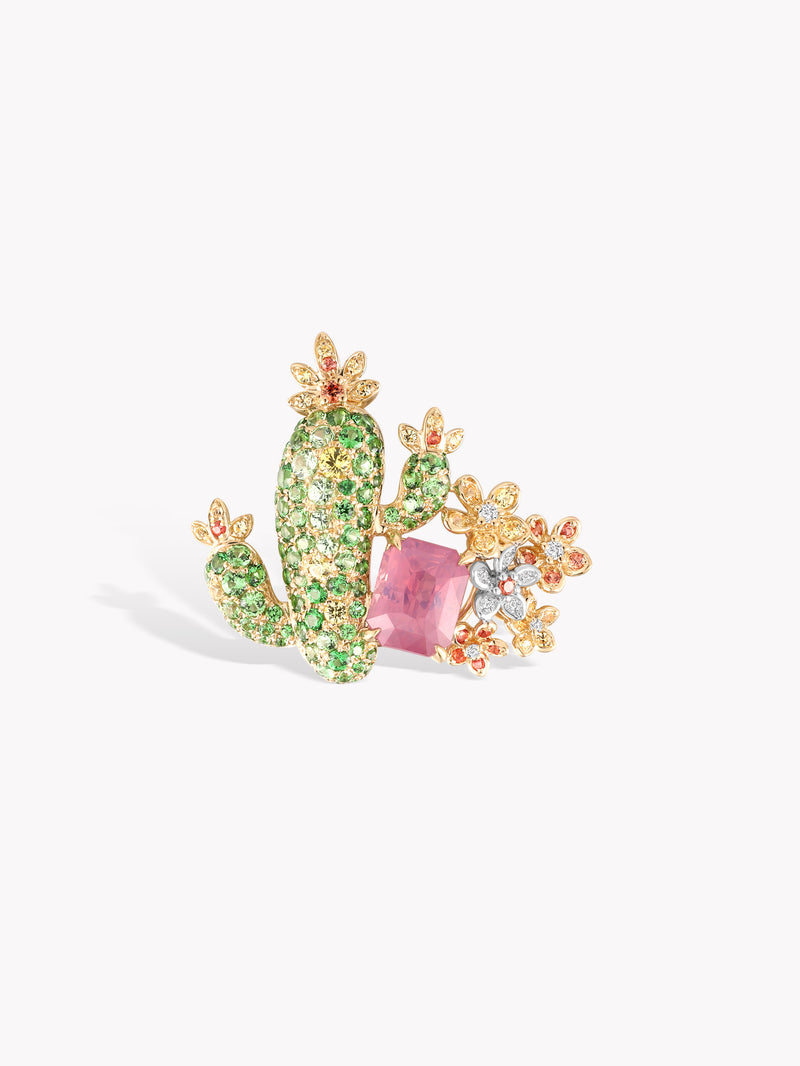California Series Mahenge Spinel Cactus Pendant