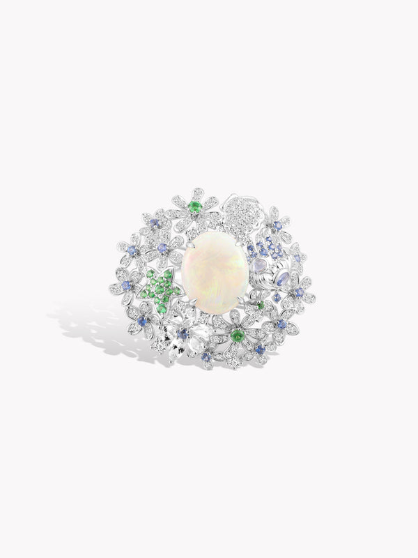 Opal Star Garden Ring