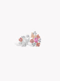 Custom: 1ct Padparadscha Sapphire Butterfly & Kitty Garden Ring