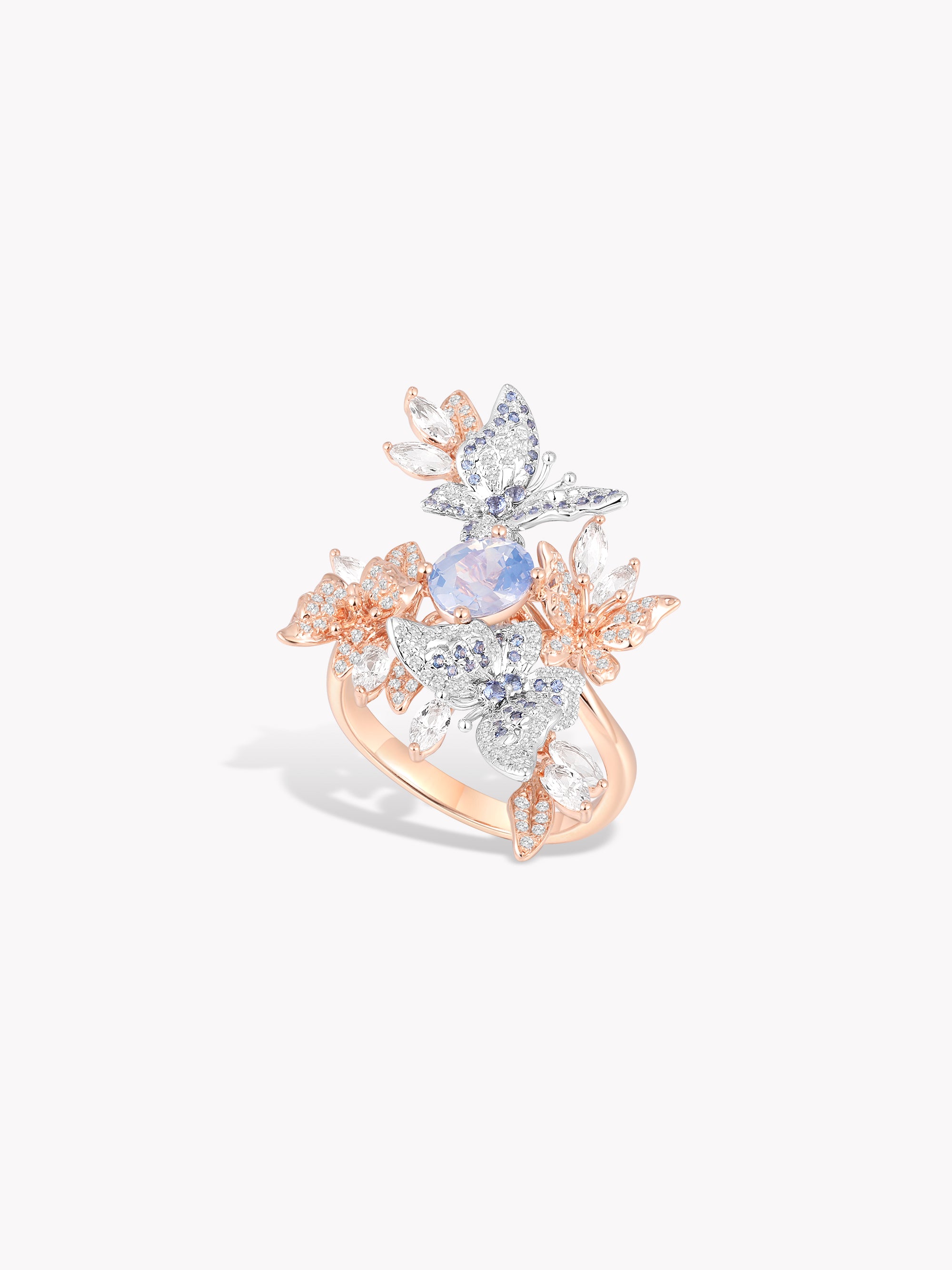 Lacewing Sapphire Ring