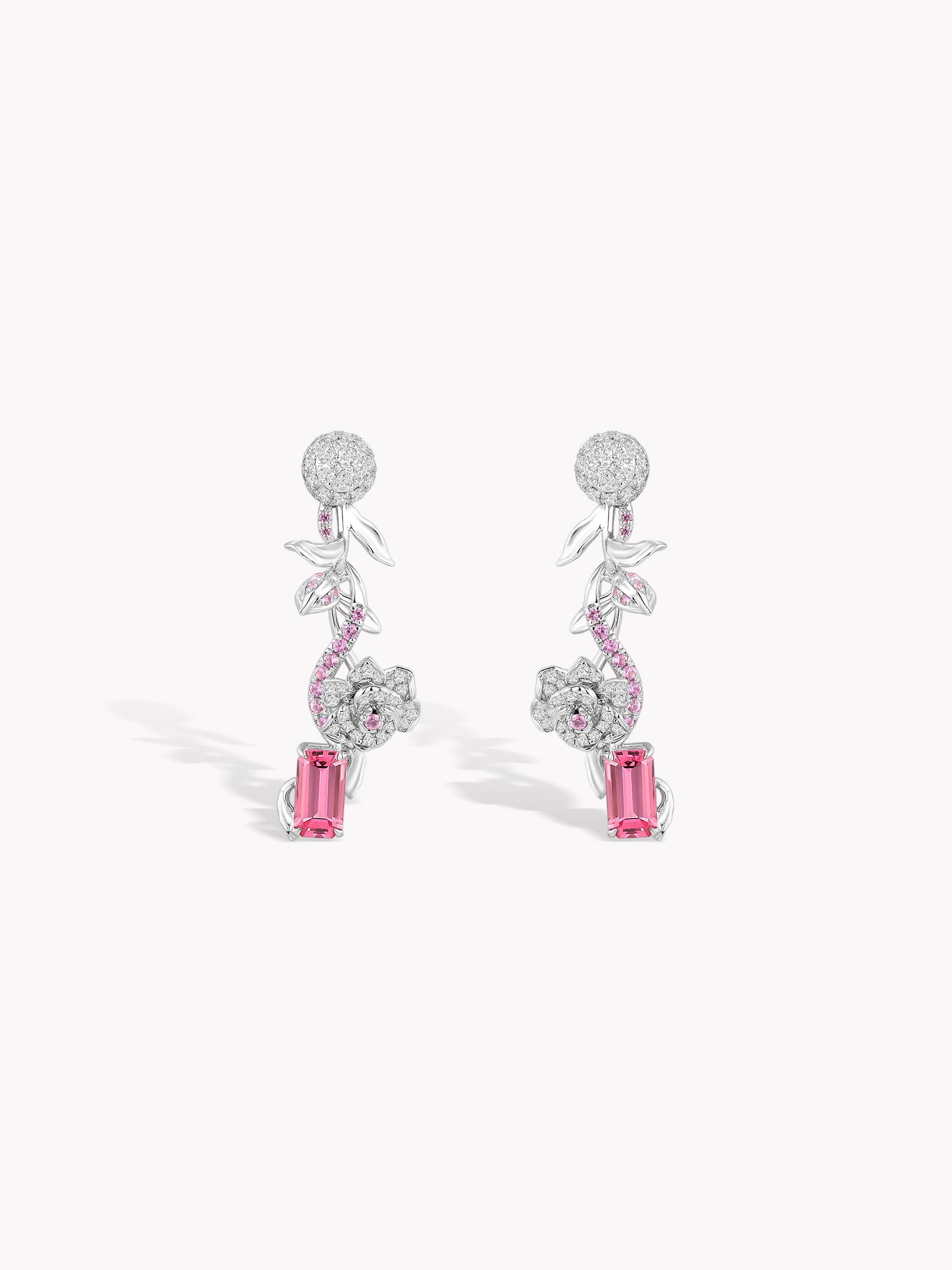 Mahenge Thorned Rose Earrings