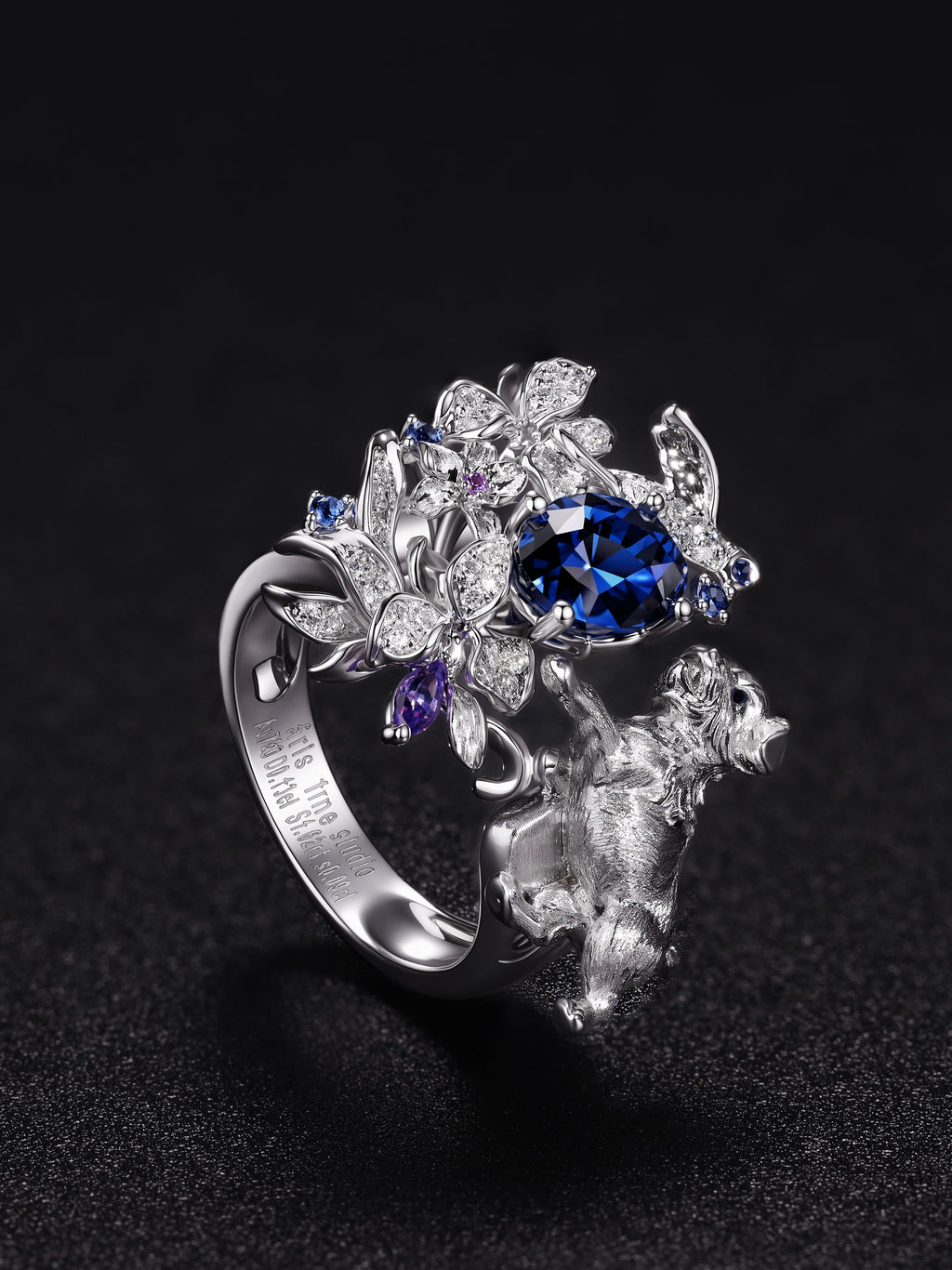 Bespoke Archieve: Iris Garden Guardian Ring