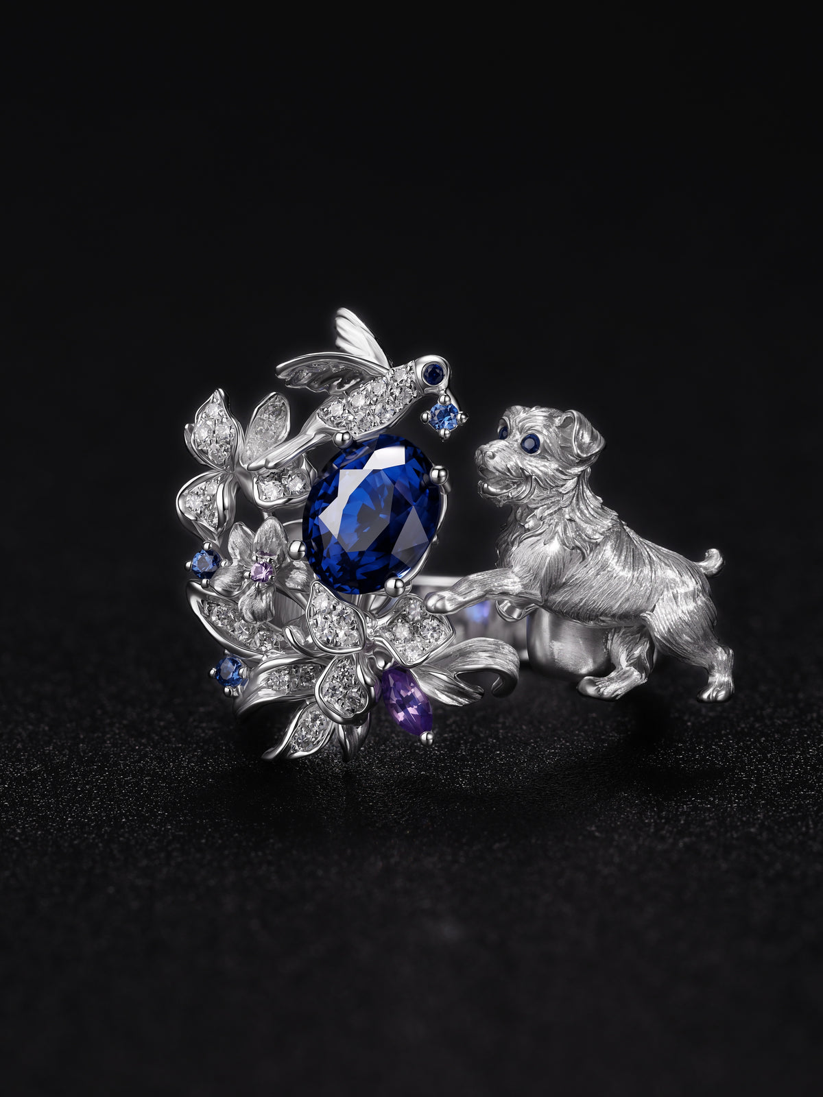 Bespoke Archieve: Iris Garden Guardian Ring