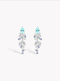 Custom: 2.7ct Paraiba Tidal Siren Earrings
