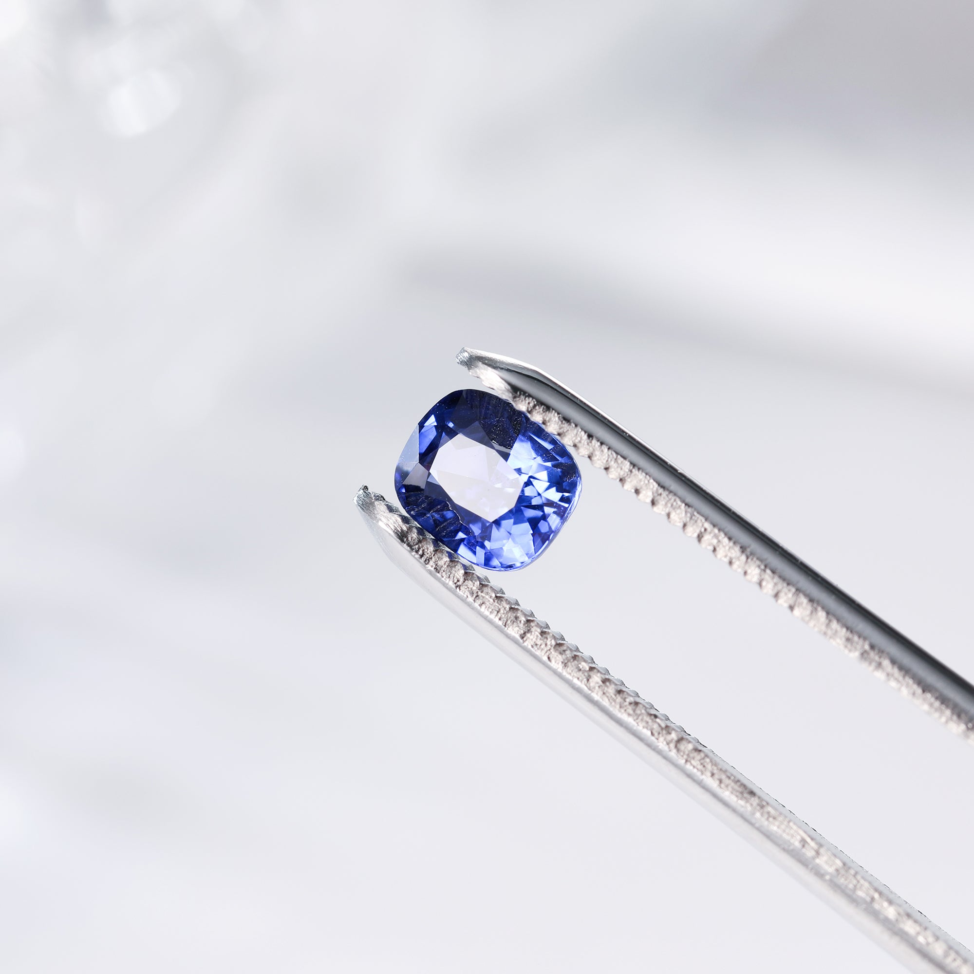 1.5ct Cushion Royal Blue Sapphire