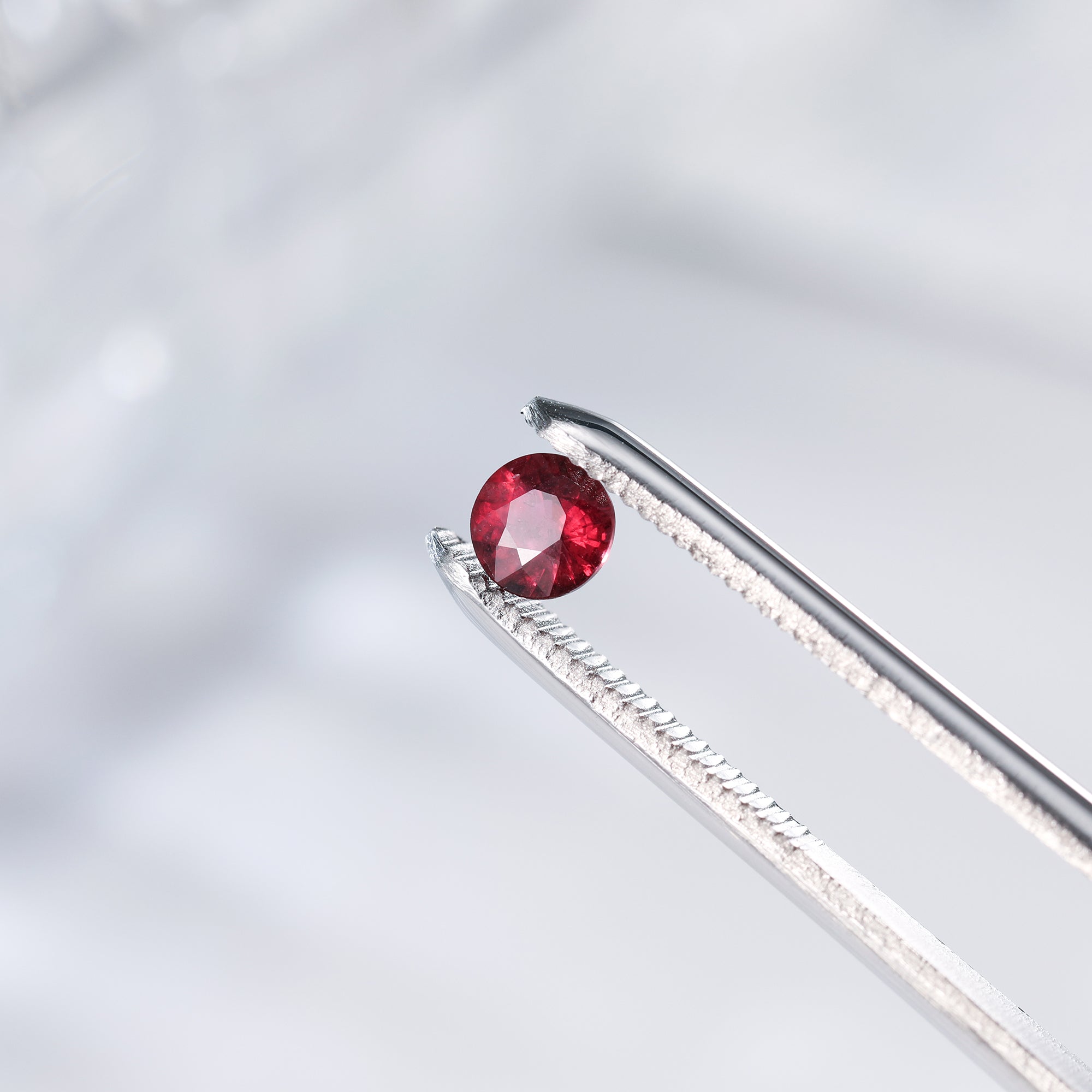 0.52ct Round Pigeon Blood Ruby