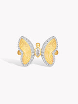 Winged Diamond Ring