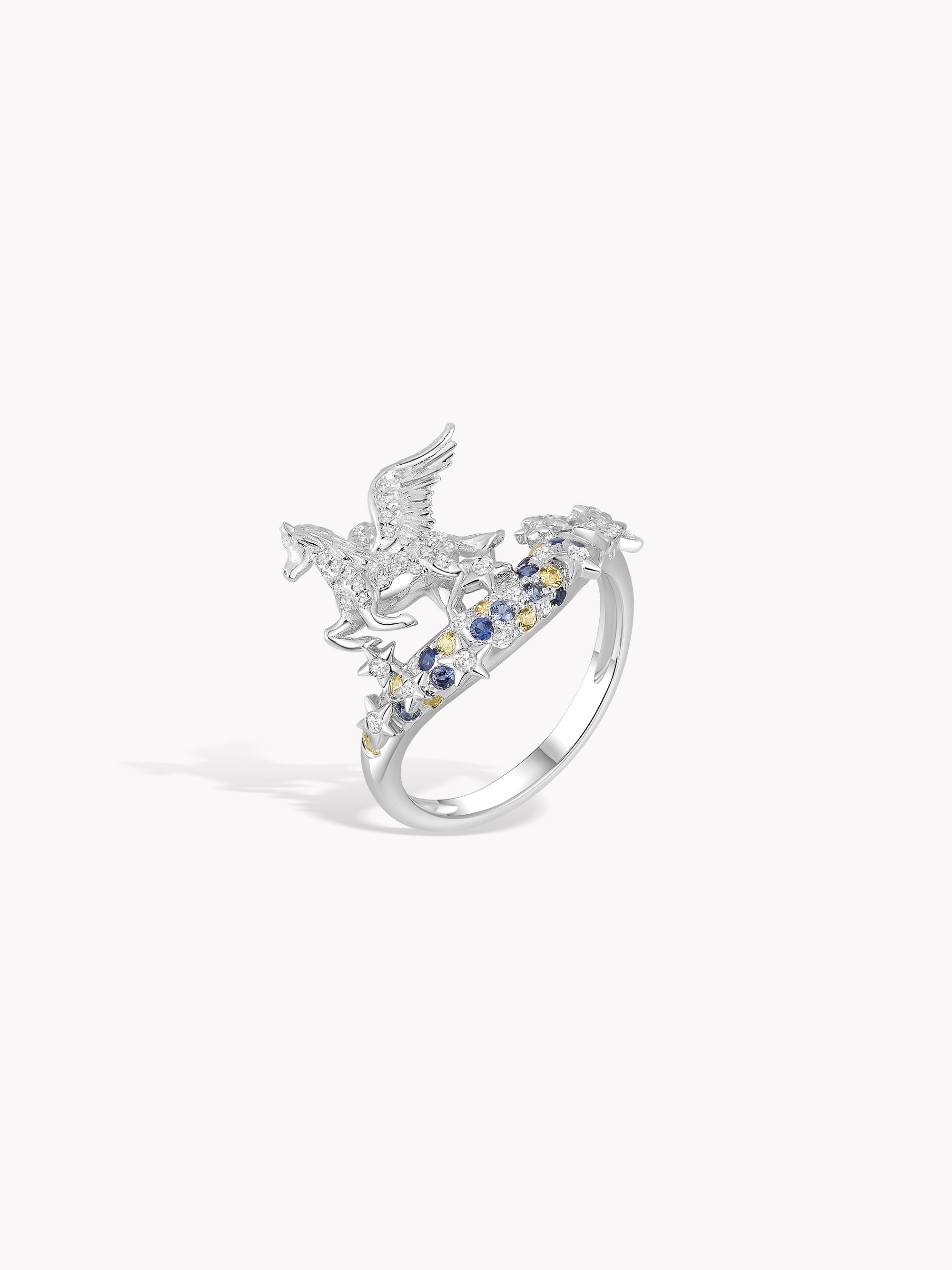 New Year Series Sapphire Pegasus Ring
