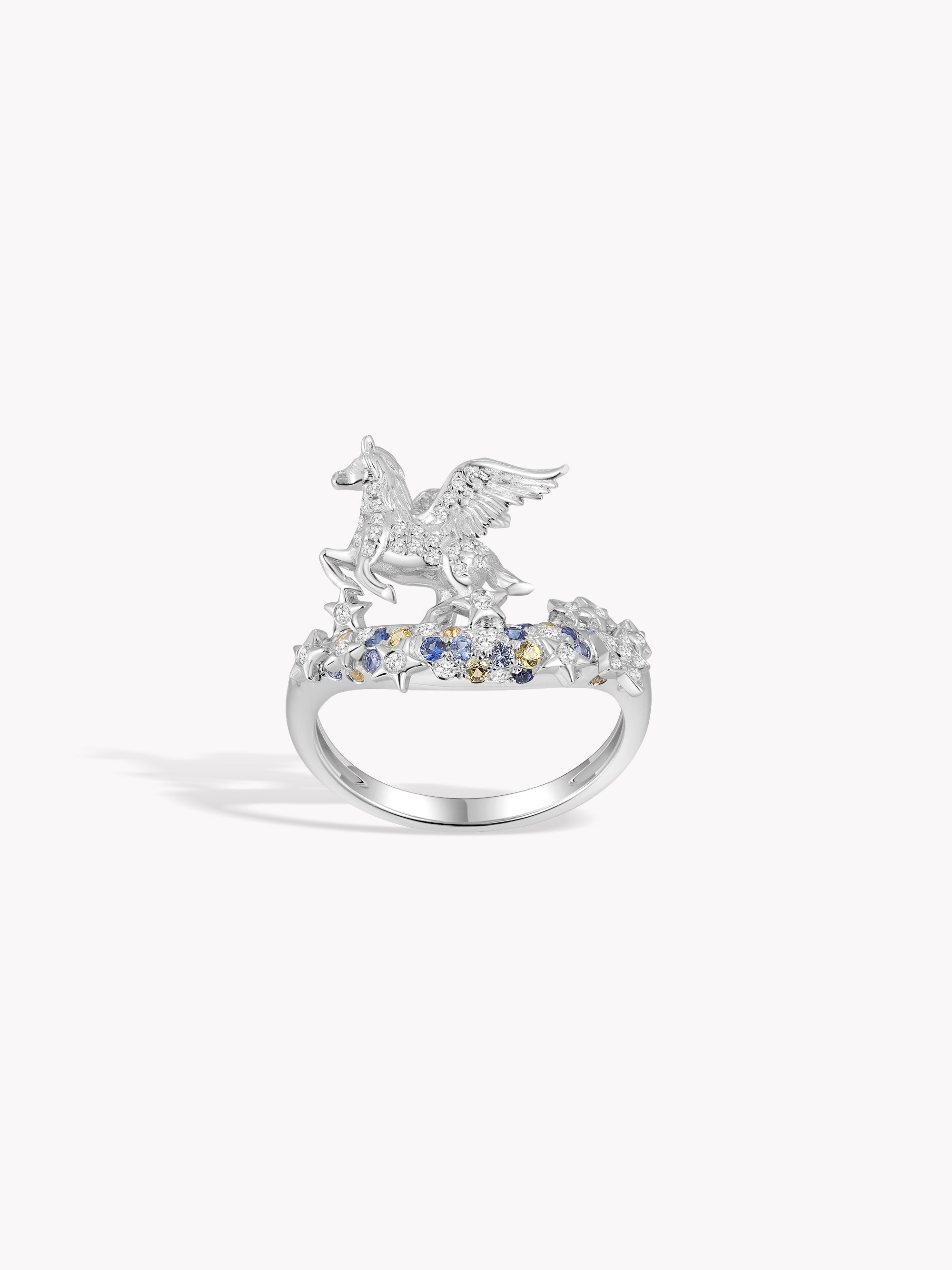 New Year Series Sapphire Pegasus Ring