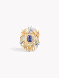 Custom: 1.5ct Purple Sapphire Violet Sonata Ring