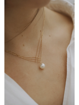 The Melia 18K Saltwater Pearl Pendant Necklace