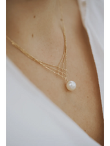 Melia Japanese Akoya Pearl Necklace