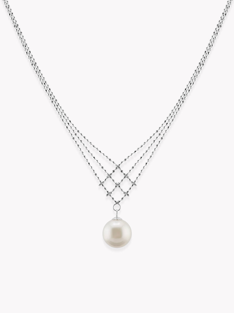 Melia Japanese Akoya Pearl Necklace