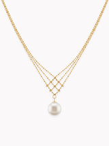 Melia Japanese Akoya Pearl Necklace