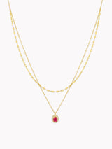 Bijou 18K Ruby Necklace