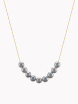 Ariel 18K Blue-Tone Madama Akoya Pearl Necklace