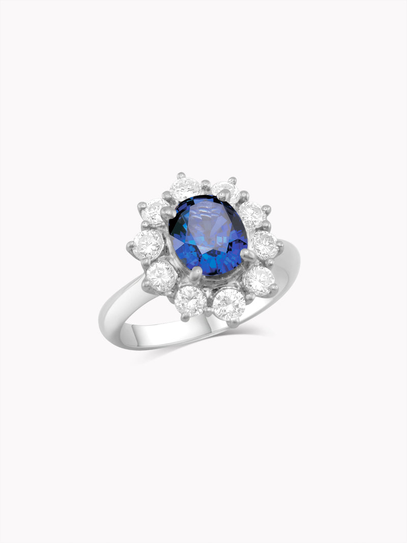 Sold: Certified Vintage 1.24ct Royal Blue Sapphire Ring