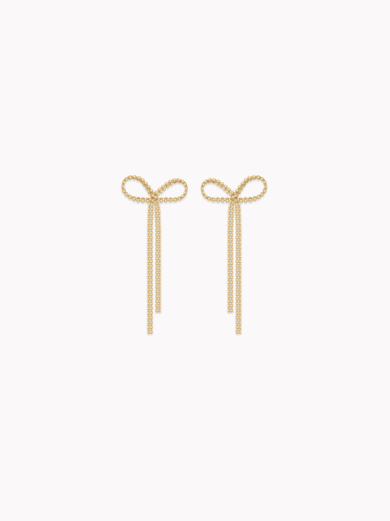 Maison Bow Drip Earrings