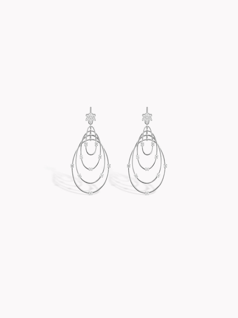 Solstice Oval Chandelier Italian Earrings