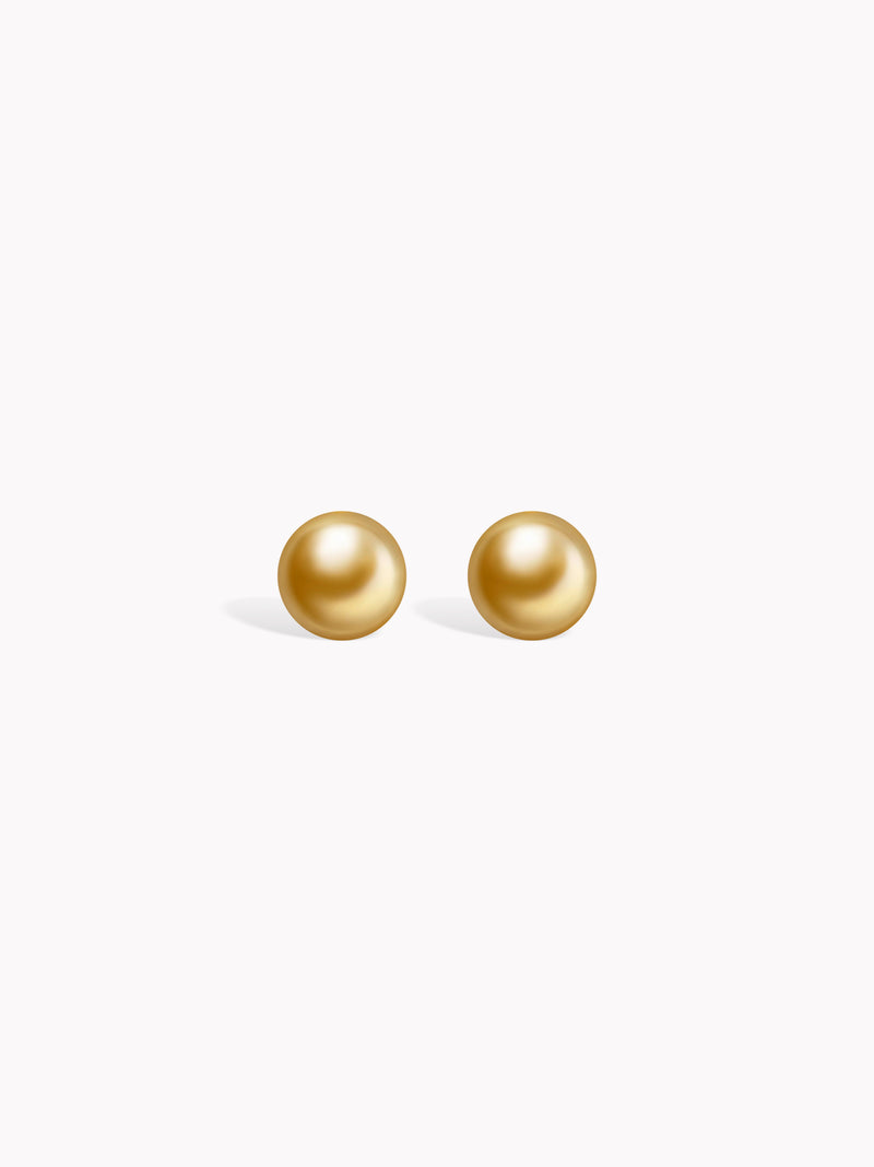 Delia 18K South Sea Golden Pearl Earring