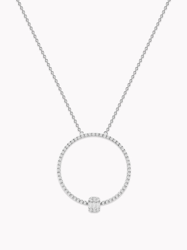 Diamond Orbit Necklace