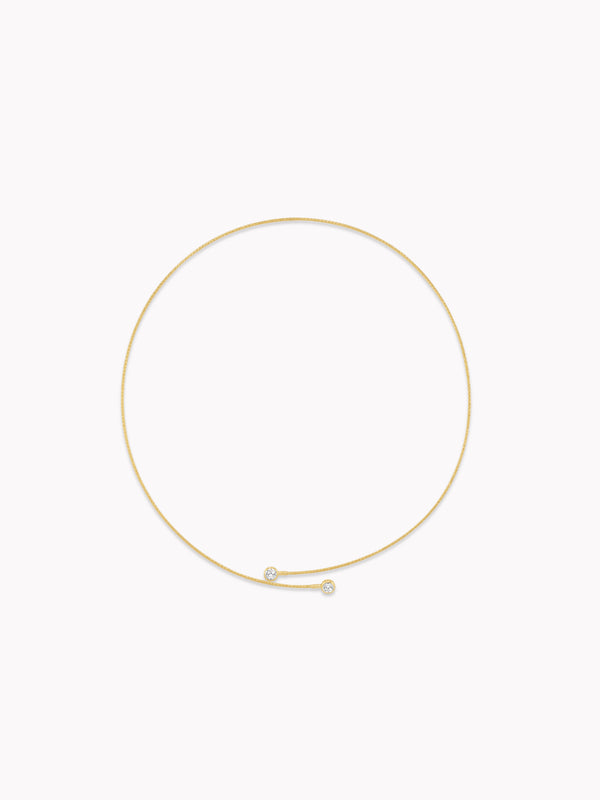 Crossed Diamonds Collar