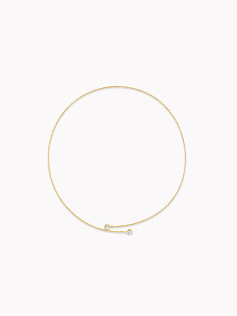 Crossed Diamonds Collar