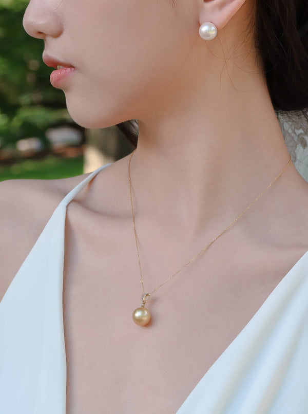 Norine 18K South Sea Golden Pearl Pendant