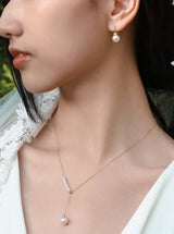 Renzo 18K Akoya Pearl Earrings