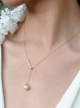 The Lyra 18K Saltwater Pearl Necklace