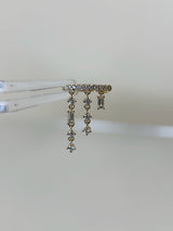 Cleo Ear Cuff with Diamond Fringe