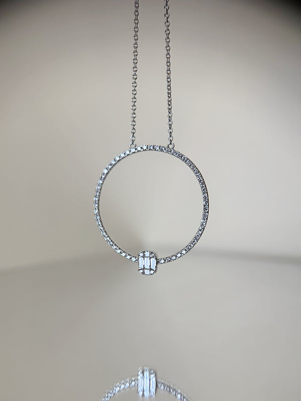 Diamond Orbit Necklace