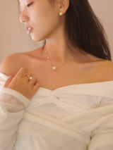 The Sophia 18K South Sea Golden Pearl Necklace