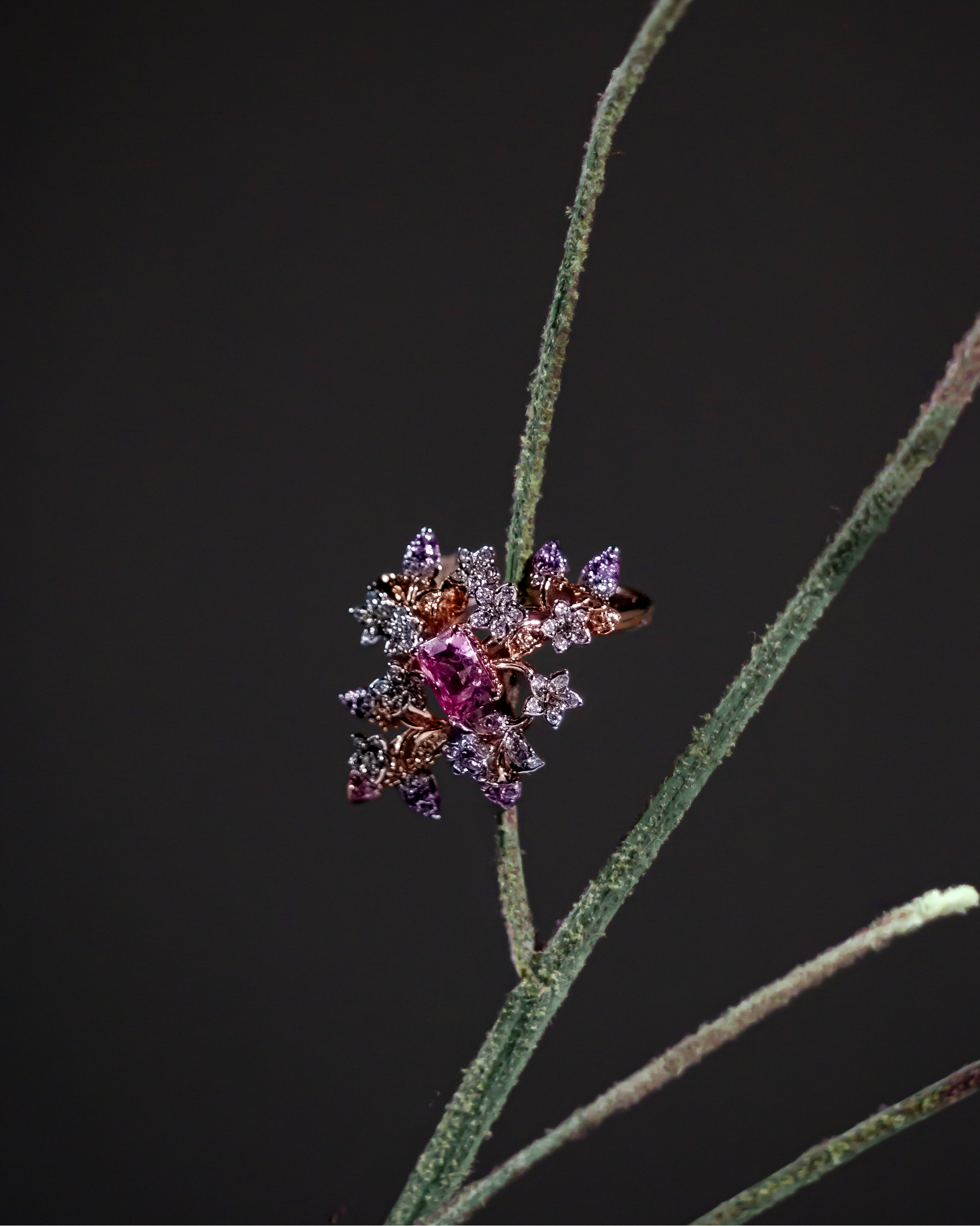 Mahenge Strawberry Rose Gold Ring