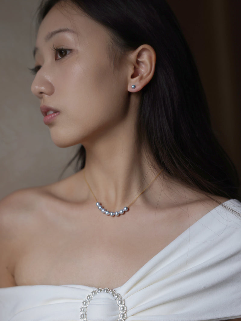 The Aoi 18K Saltwater Pearl Earring