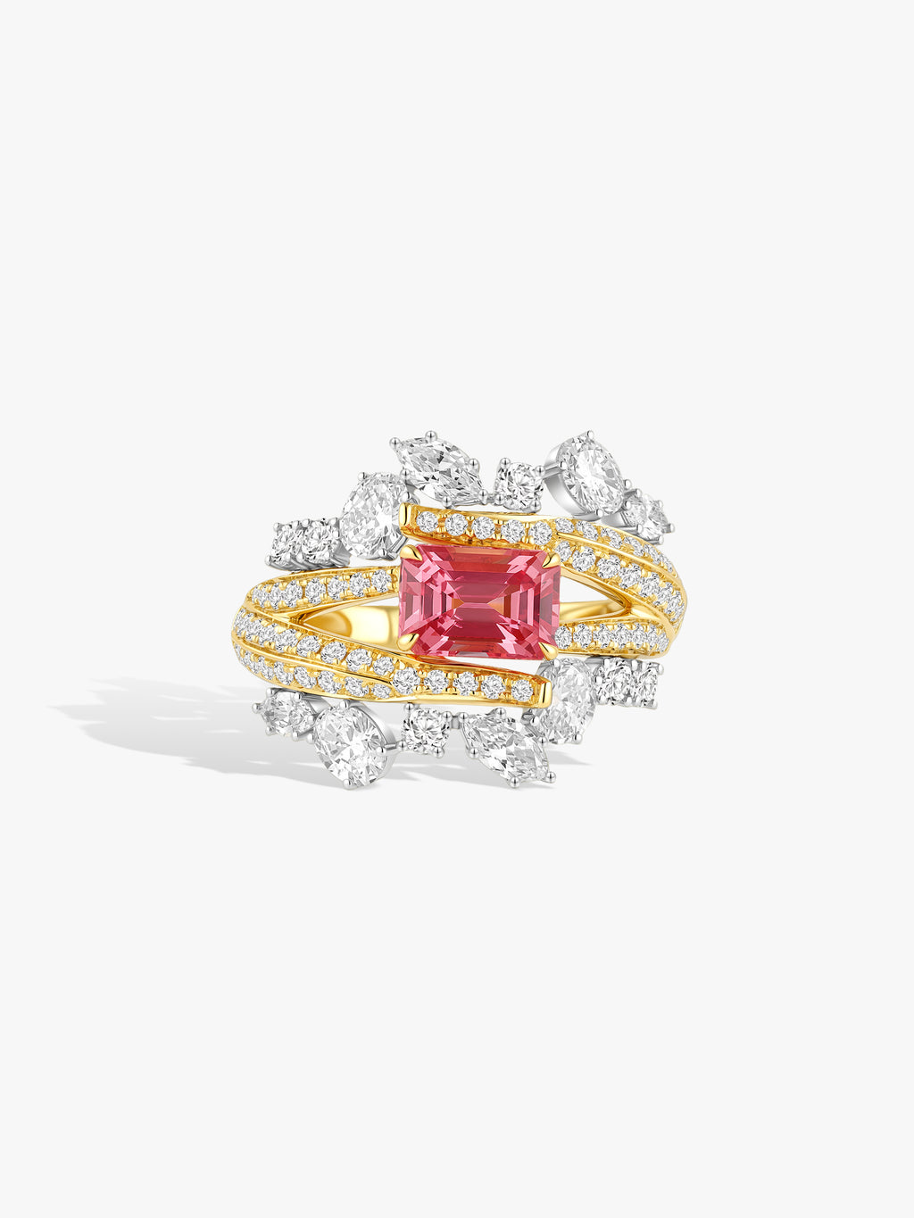 1.19 ct Mahenge Geometric Ring