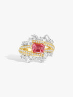 1.19 ct Mahenge Geometric Ring