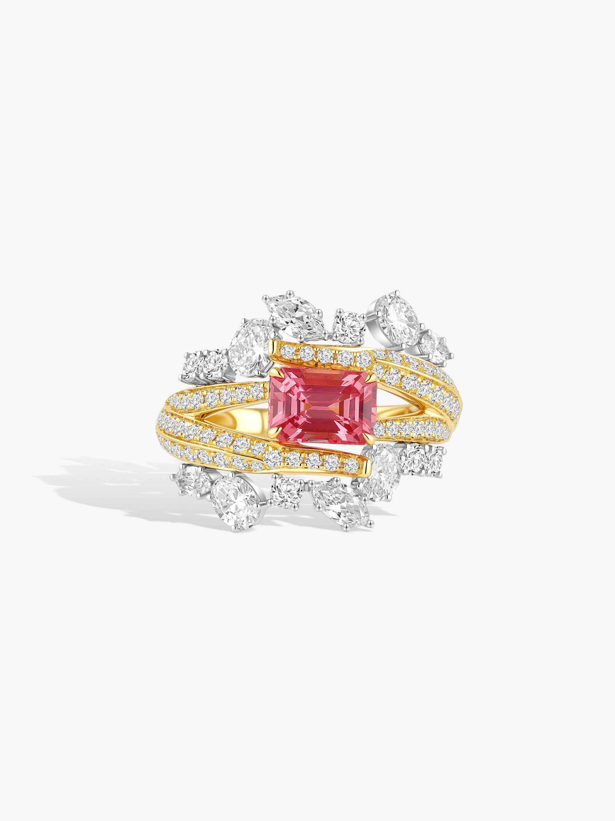 1.19 ct Mahenge Geometric Ring