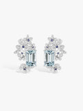 2.93ct Aquamarine Blossom Garden Earrings