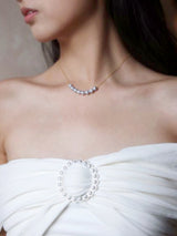 The Ariel 18K Blue-Tone Akoya Pearl Necklace