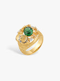 Bespoke Archieve: Cat Floral Signet Ring