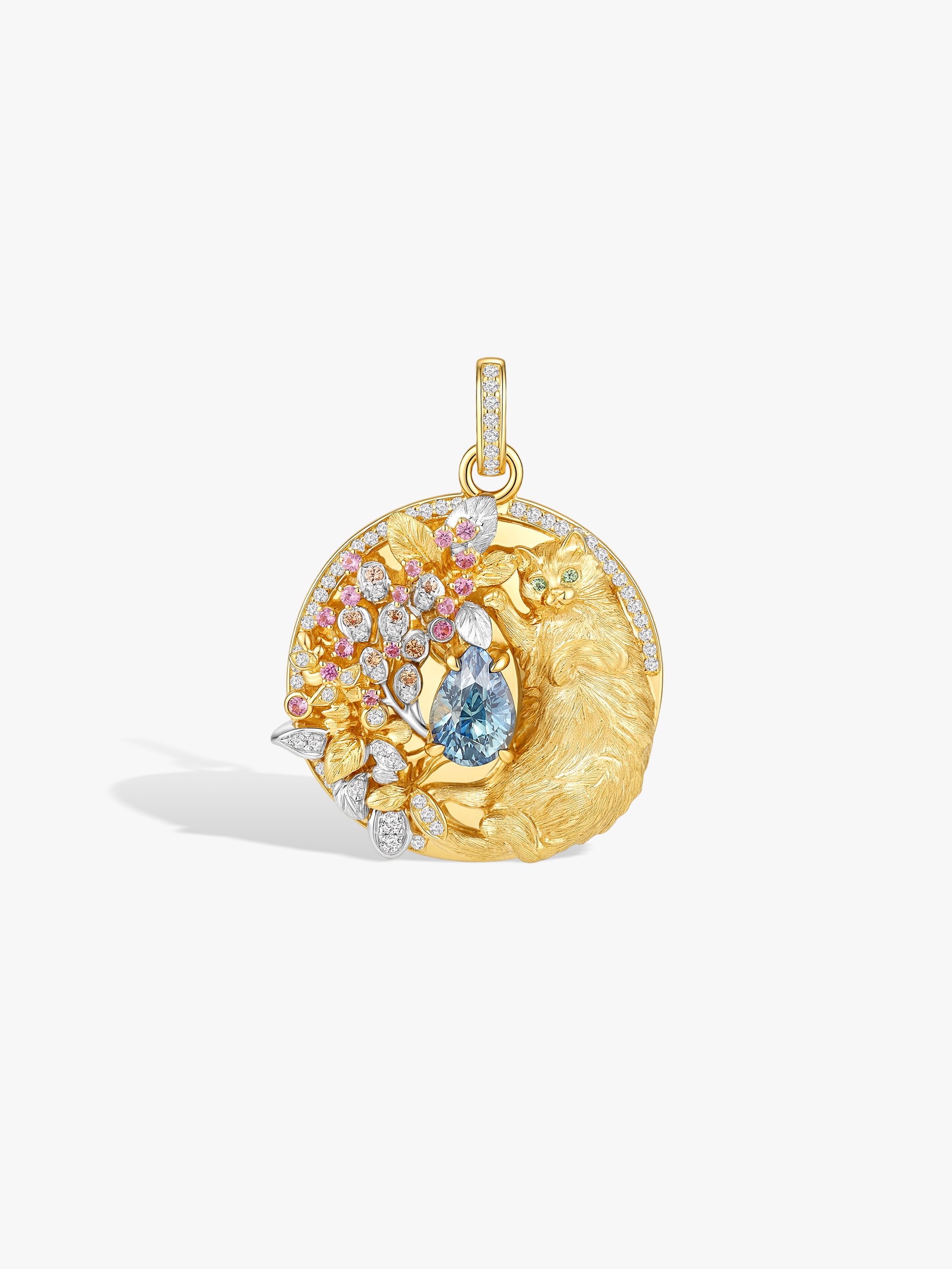 Bespoke Archieve: Cat Blossom Vintage Pendant