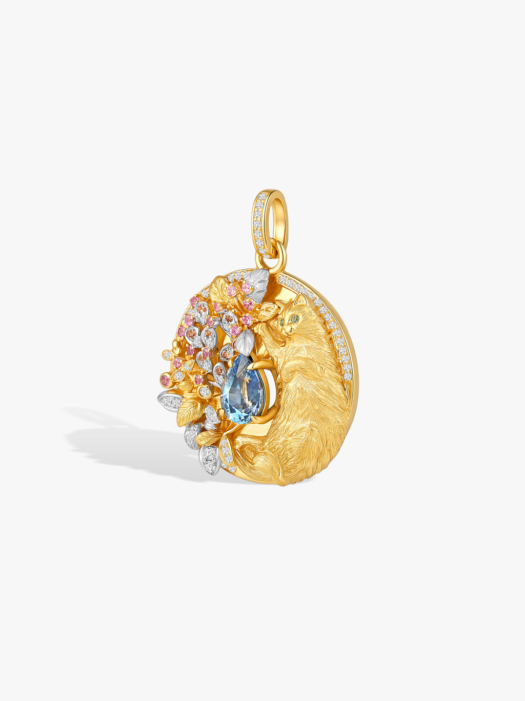 Bespoke Archieve: Cat Blossom Vintage Pendant