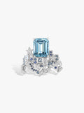 Bespoke Archieve: Aquamarine Celestial Tide Ring